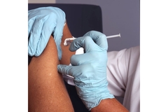 Doctor injecting weight loss drug at hospital